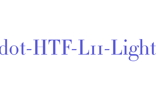 Didot-HTF-L11-Light Font