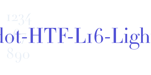 Didot-HTF-L16-Light-font-download