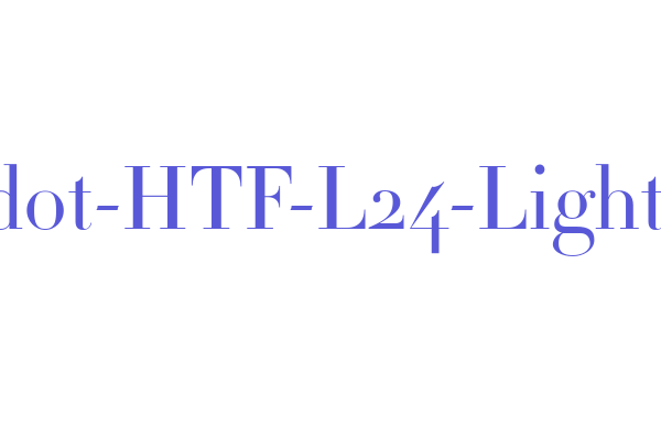 Didot-HTF-L24-Light Font