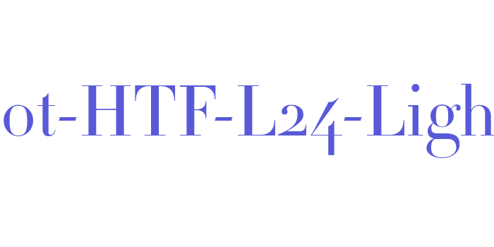 Didot-HTF-L24-Light Font