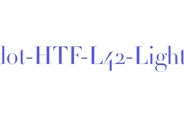 Didot-HTF-L42-Light Font