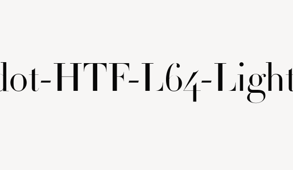 Didot-HTF-L64-Light Font