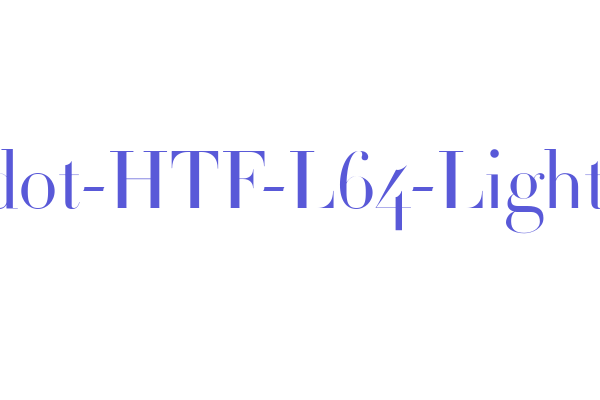 Didot-HTF-L64-Light Font