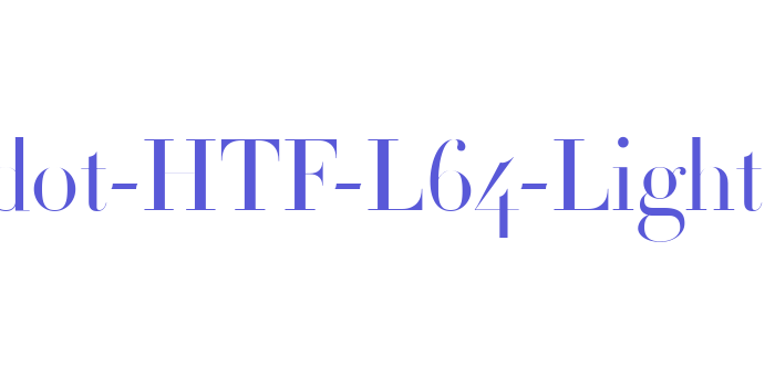 Didot-HTF-L64-Light Font Download