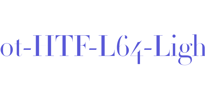 Didot-HTF-L64-Light Font