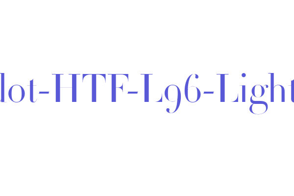 Didot-HTF-L96-Light Font