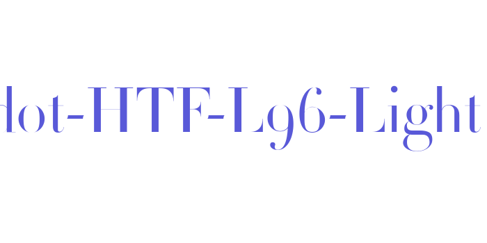 Didot-HTF-L96-Light Font Download