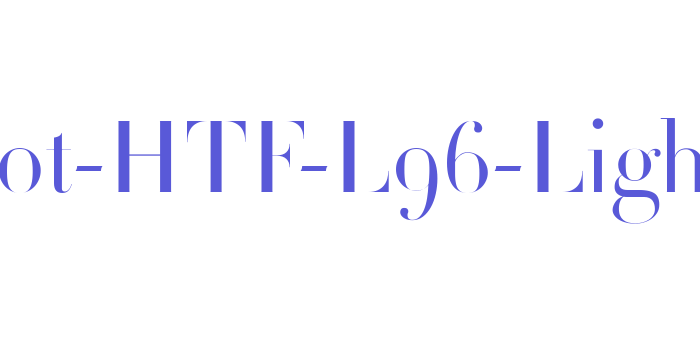 Didot-HTF-L96-Light Font