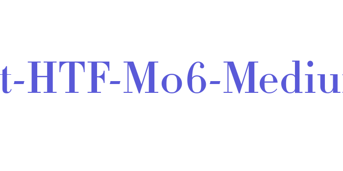 Didot-HTF-M06-Medium Font Download