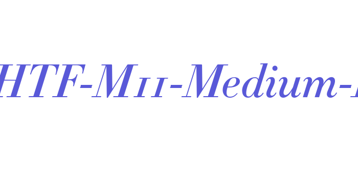 Didot-HTF-M11-Medium-Ital Font Download