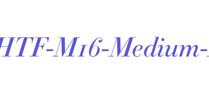 Didot-HTF-M16-Medium-Ital Font Download