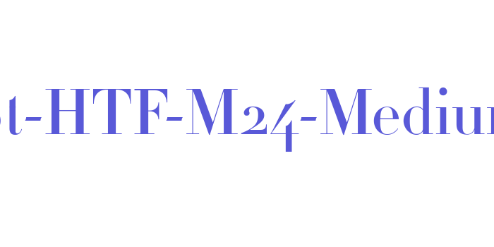 Didot-HTF-M24-Medium Font Download