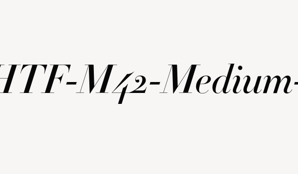 Didot-HTF-M42-Medium-Ital Font