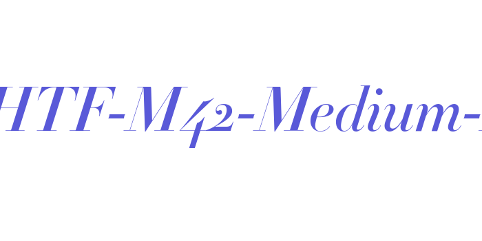 Didot-HTF-M42-Medium-Ital Font Download