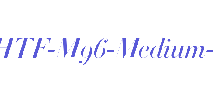 Didot-HTF-M96-Medium-Ital Font Download