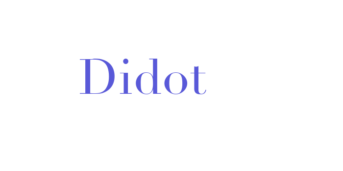 Didot Font