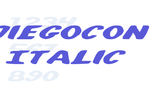 DiegoCon Italic Font Download