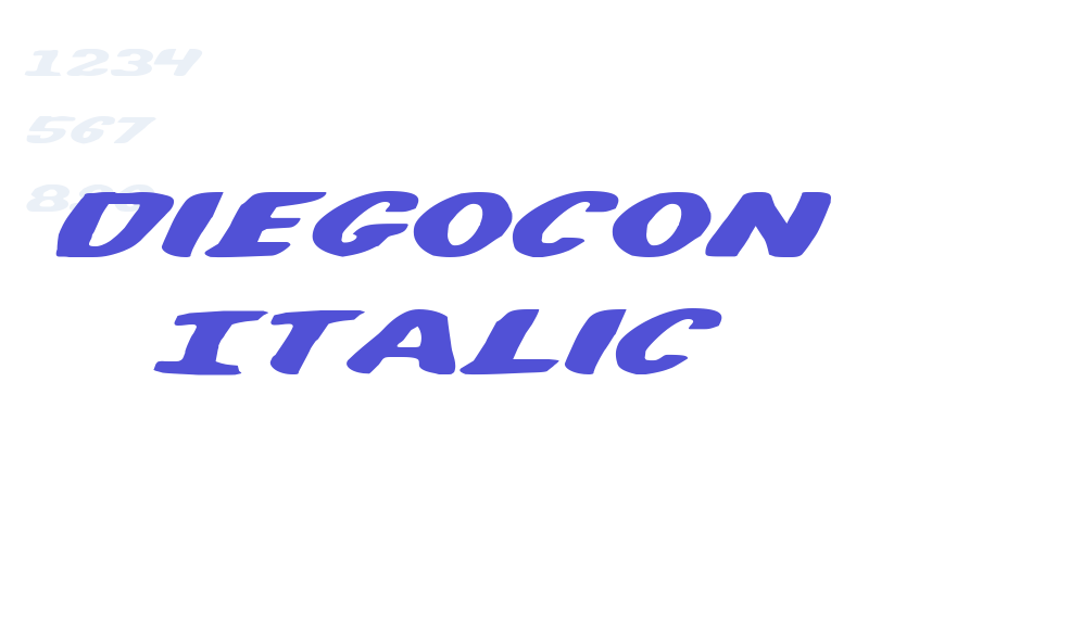 DiegoCon Italic-font-download