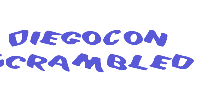 DiegoCon Scrambled Font Download