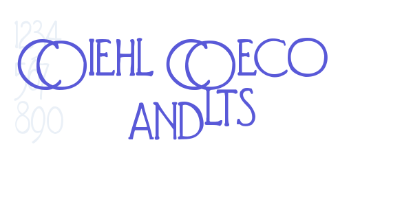 Diehl Deco – Alts font free