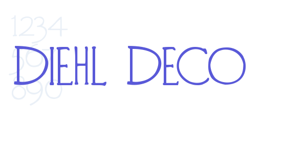 Diehl Deco font free