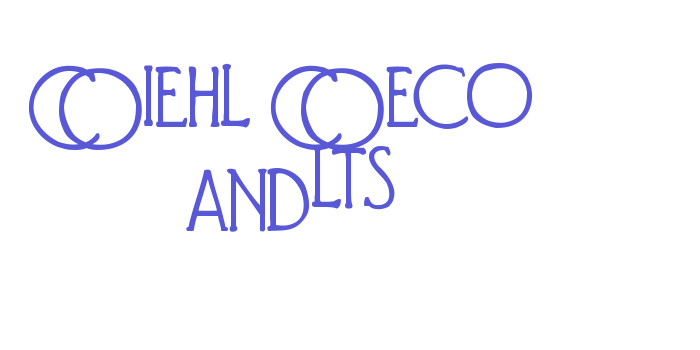 Diehl Deco – Alts Font Download