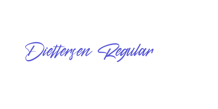 Diettersen Regular Font Download