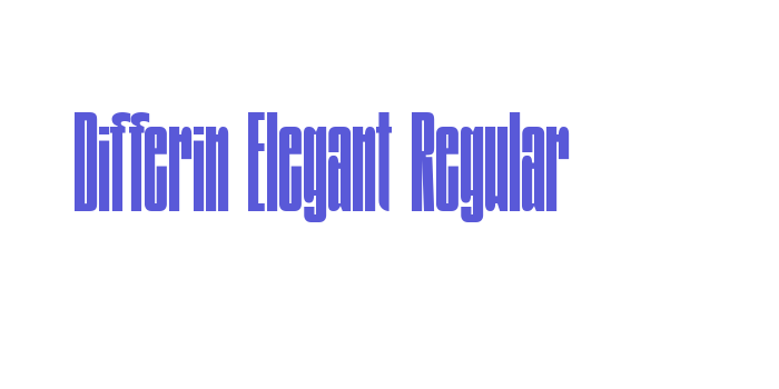 Differin Elegant Regular Font Download