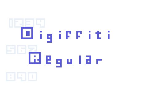 Digiffiti Regular Font Download