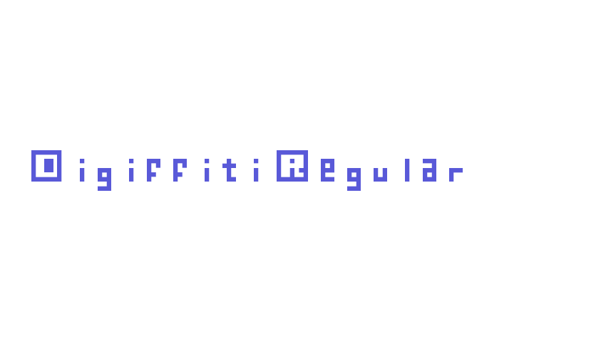 Digiffiti Regular Font Download