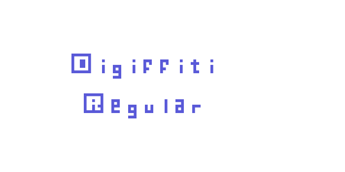 Digiffiti Regular Font Download