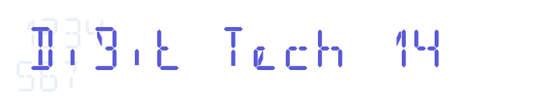 Digit Tech 14-related font