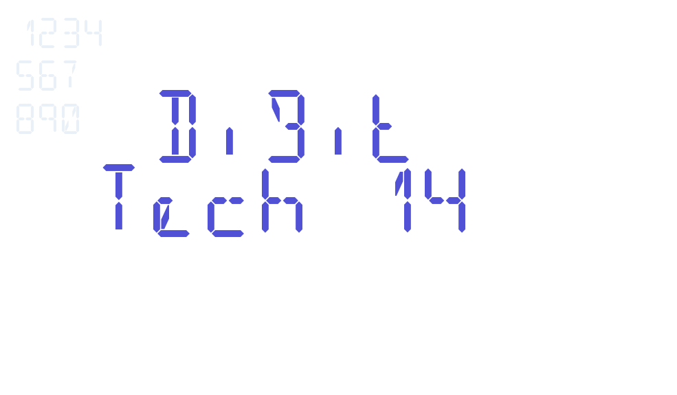 Digit Tech 14-font-download