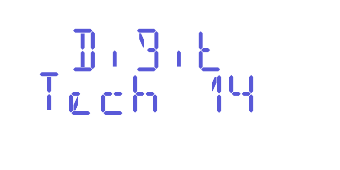 Digit Tech 14 Font