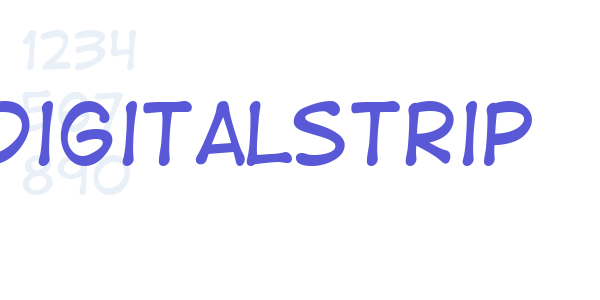 DigitalStrip font free