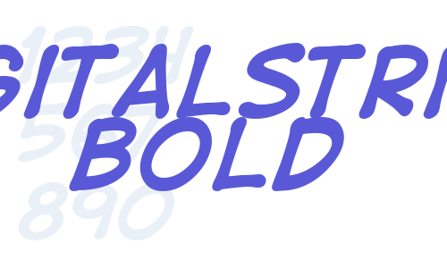 DigitalStrip  Bold Font Download