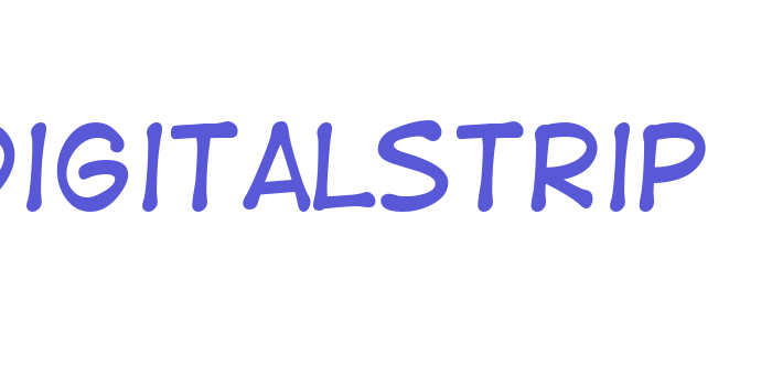 DigitalStrip Font