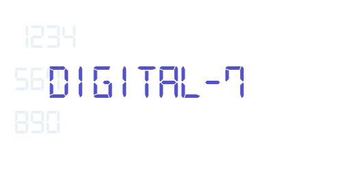 Digital-7-font-download