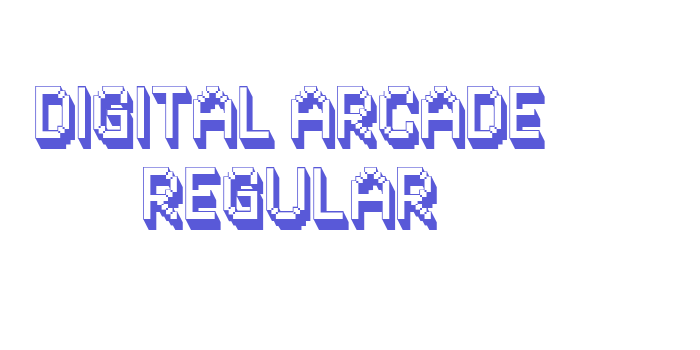 Digital Arcade Regular Font Download