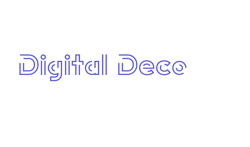 Digital Deco Font Download