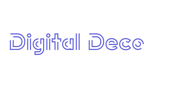 Digital Deco Font Download