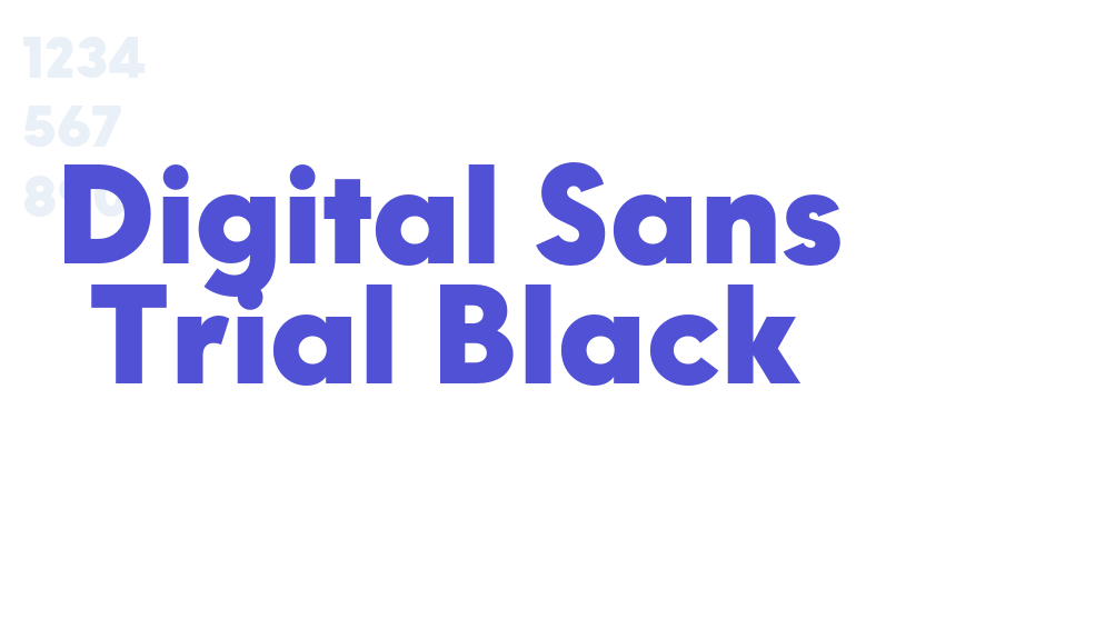 Digital Sans Trial Black-font-download