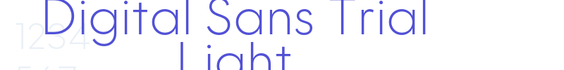 Digital Sans Trial Light-font