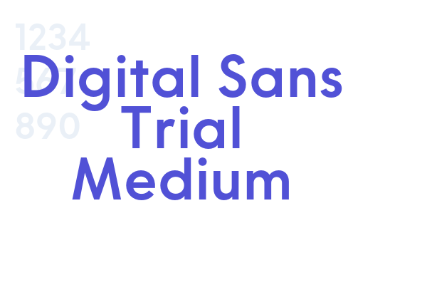 Digital Sans Trial Medium