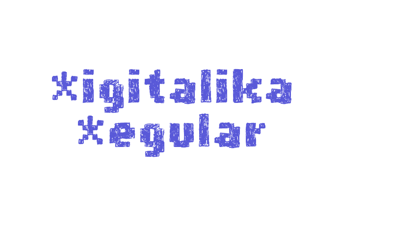 Digitalika Regular Font