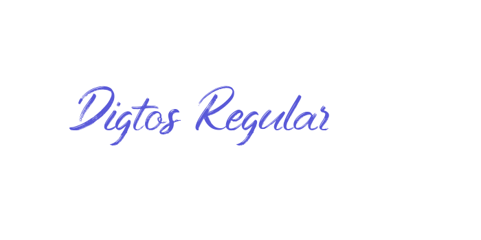 Digtos Regular Font Download