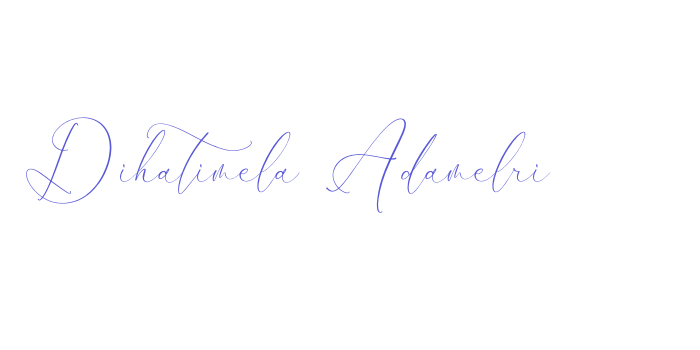 Dihatimela Adamelri Font Download