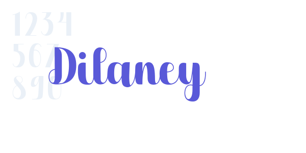 Dilaney font free