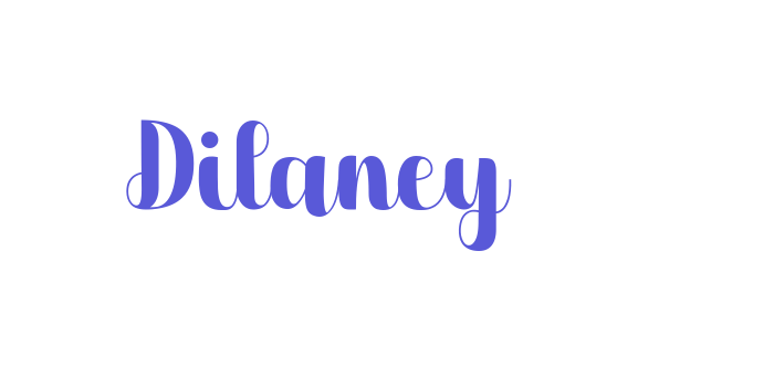 Dilaney Font Download