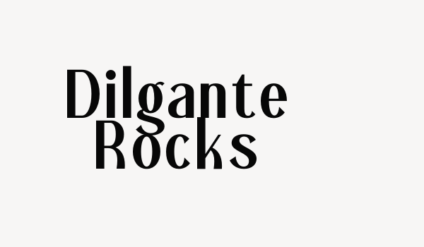 Dilgante Rocks Font